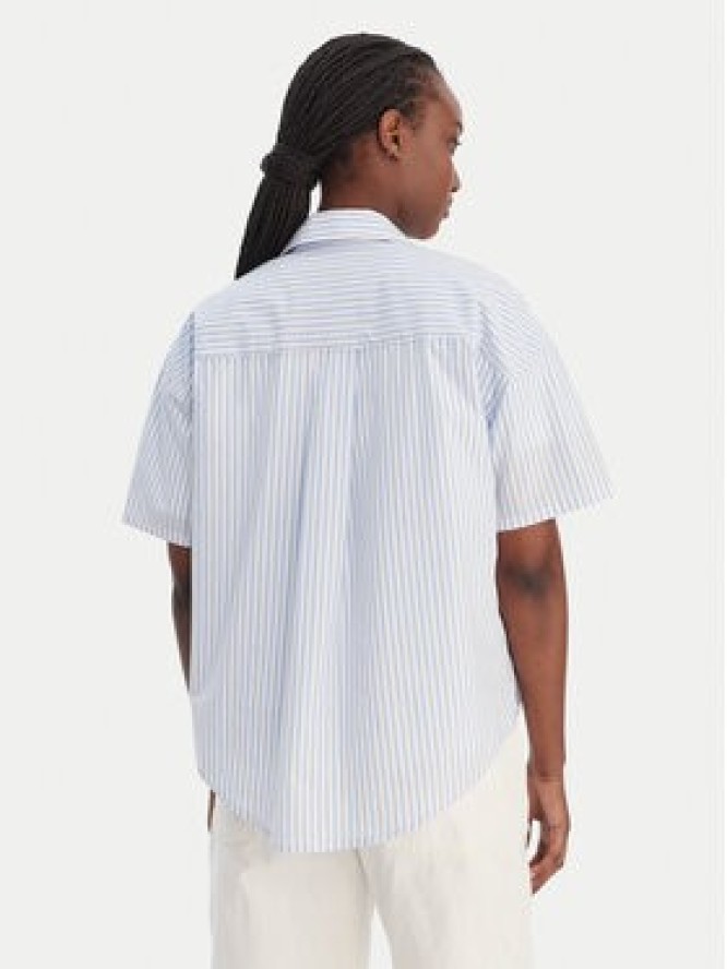 Calvin Klein Koszula LV00QS7652 Błękitny Relaxed Fit