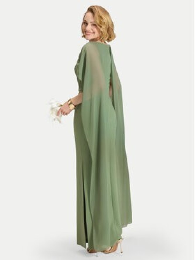 Swing Sukienka wieczorowa 5AK11900 Zielony Regular Fit