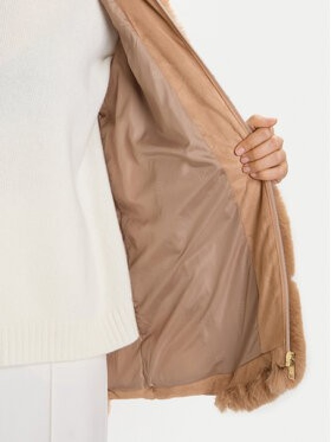 Rinascimento Bezrękawnik CFC0122220003 Beżowy Regular Fit