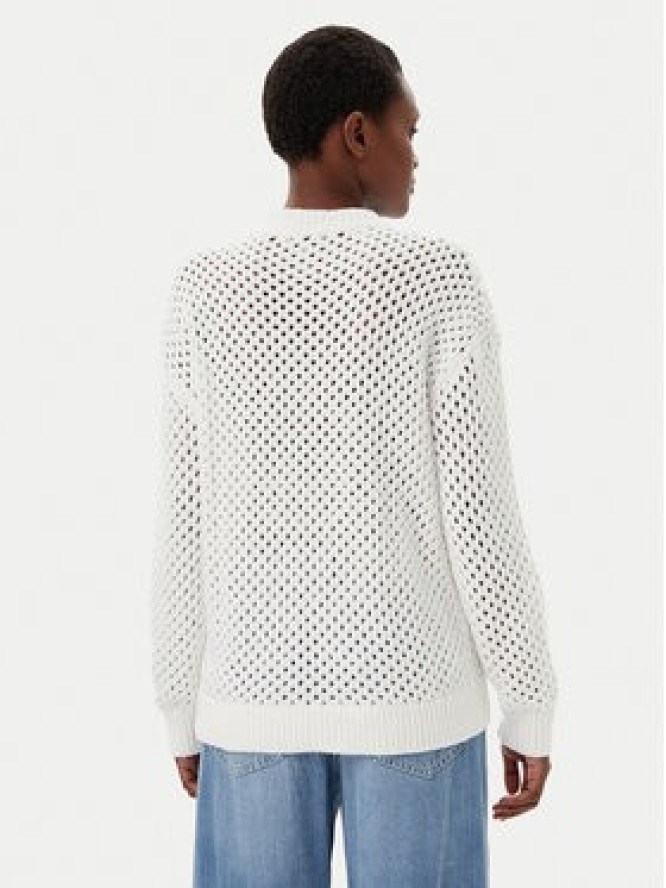 Tommy Jeans Sweter DW0DW20262 Écru Relaxed Fit