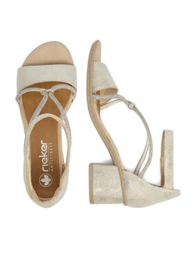 Rieker Sandały CEO-64654-40 Srebrny