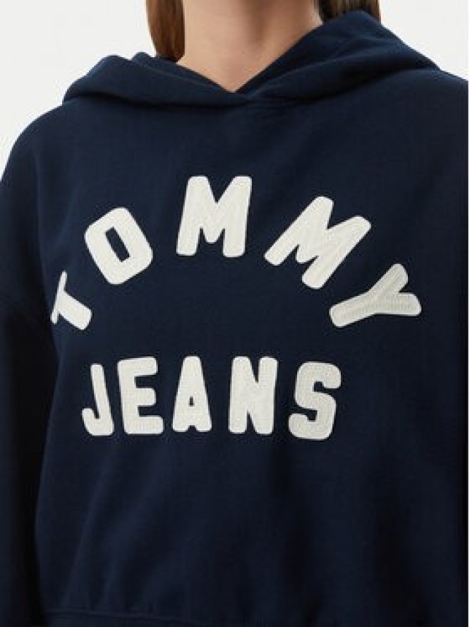 Tommy Jeans Bluza Arch DW0DW23455 Granatowy Oversize