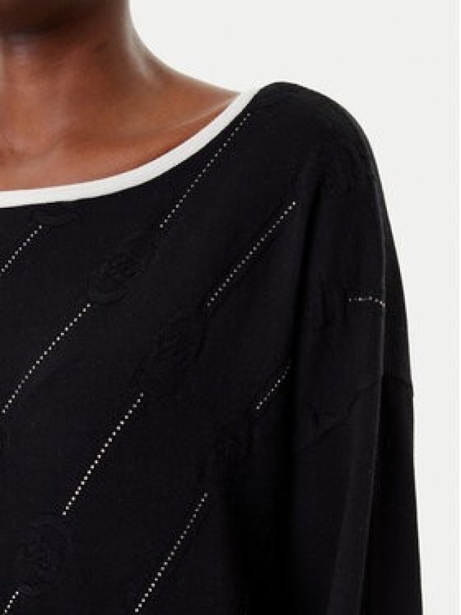 Liu Jo Sport Sweter TF5206 MS63L Czarny Regular Fit