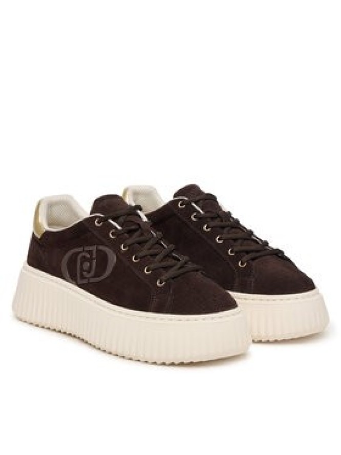 Liu Jo Sneakersy Elodie 01 BF6059 PX002 Brązowy
