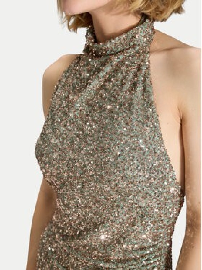 Swing Sukienka wieczorowa 5AK13400 Zielony Regular Fit