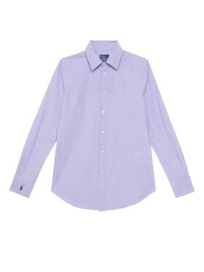 Polo Ralph Lauren Koszula 211941509003 Fioletowy Slim Fit