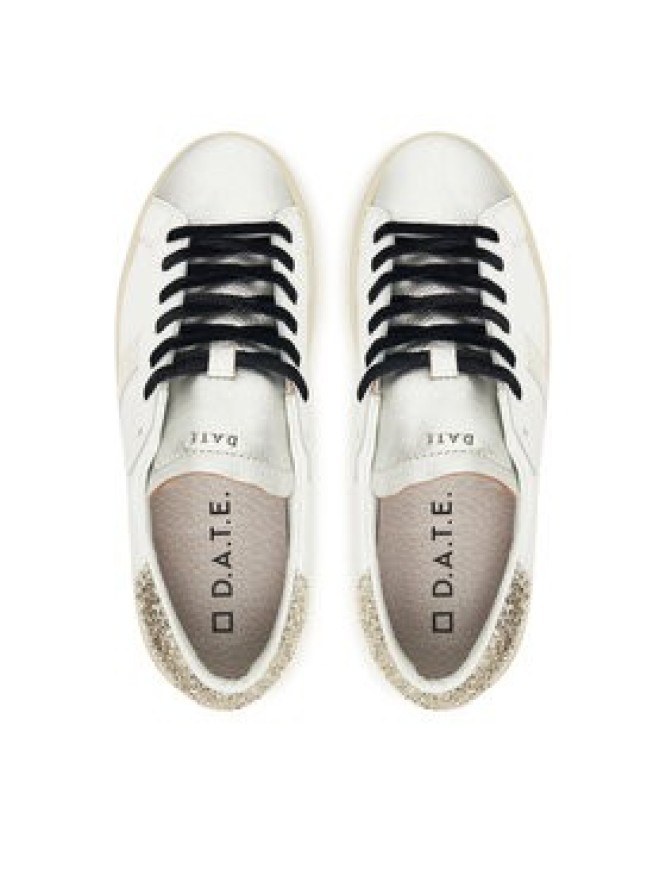 D.A.T.E. Sneakersy Hill Low Shiny W431-HL-SH Biały