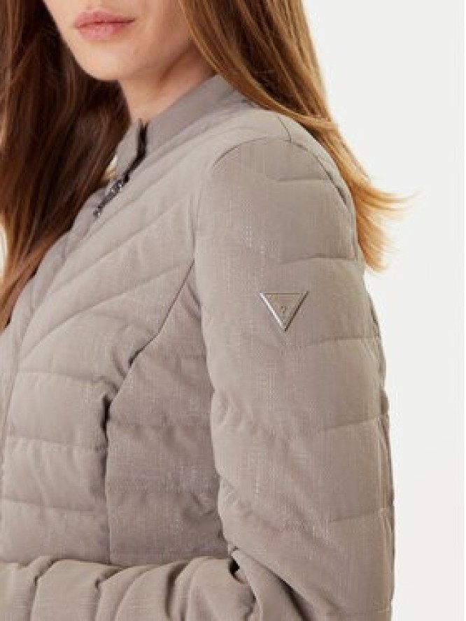 Guess Kurtka przejściowa W5YL13 WHDQ0 Beżowy Regular Fit