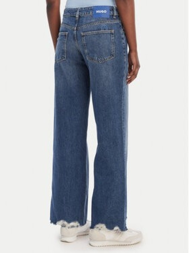 HUGO Jeansy Gamala 50553025 Niebieski Baggy Fit