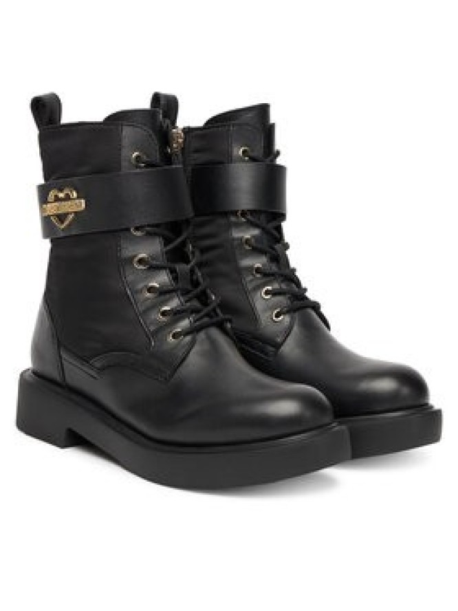 LOVE MOSCHINO Trzewiki JA24024G1NIN100A41 Czarny