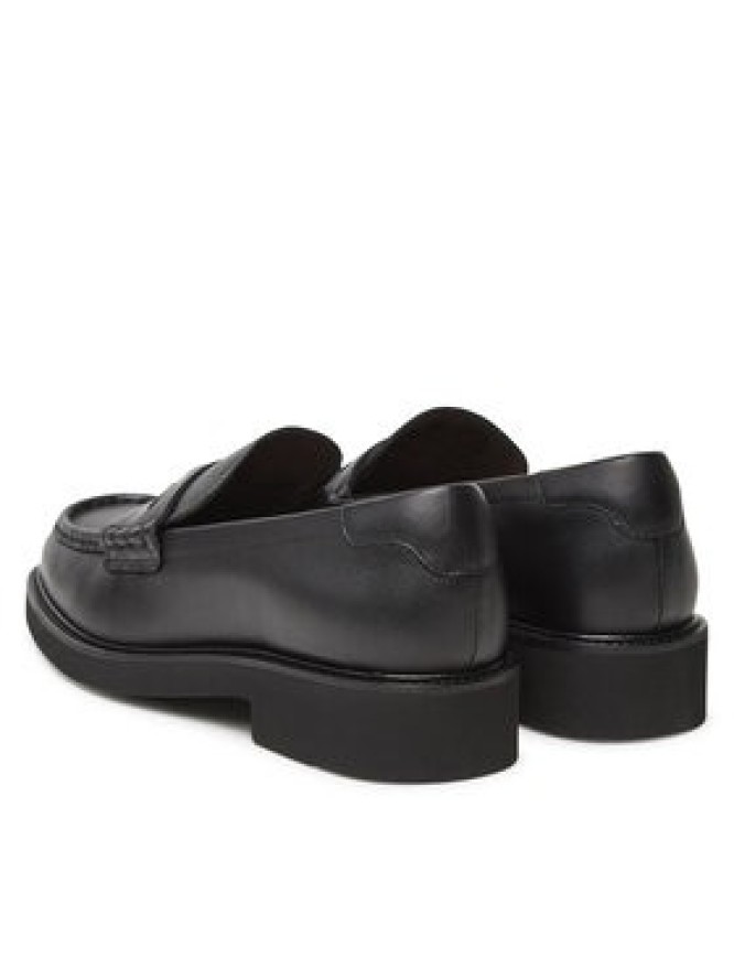 Tommy Hilfiger Lordsy Crest Squarish Toe Penny Loafer FW0FW08633 Czarny