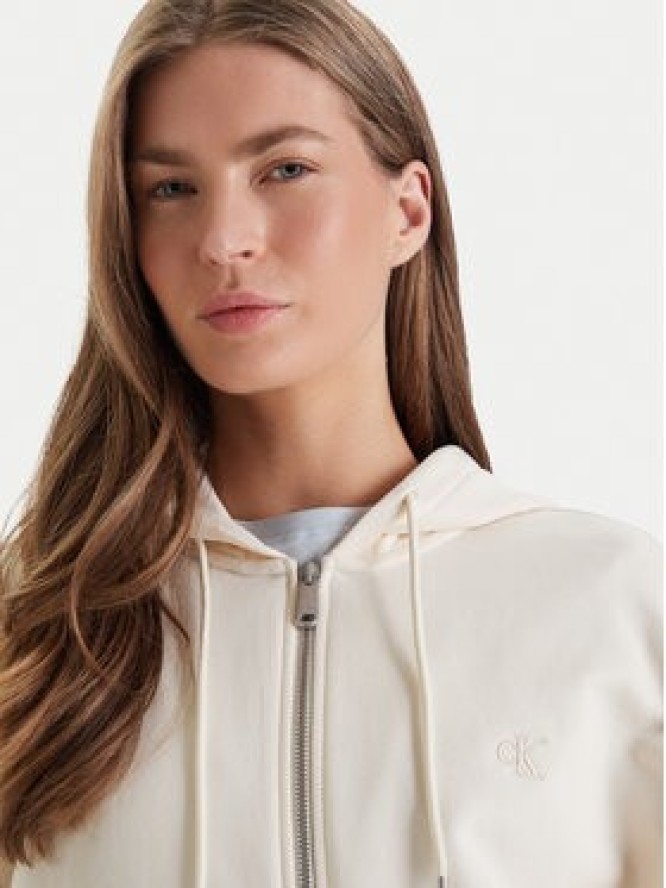Calvin Klein Jeans Bluza Monogram LV047F208G Beżowy Relaxed Fit