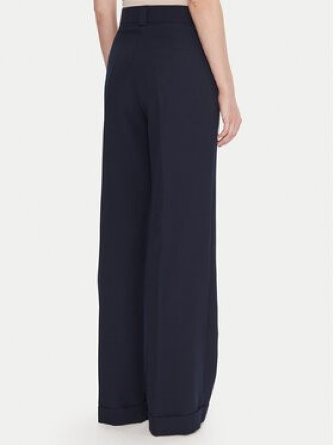 Maryley Spodnie materiałowe 25IB563/43BL Granatowy Regular Fit