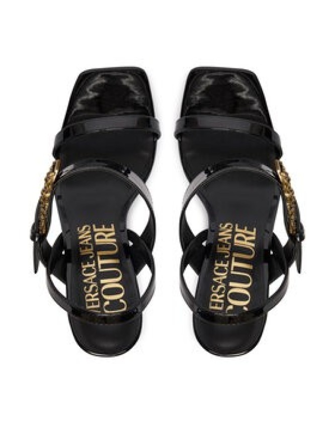 Versace Jeans Couture Sandały 80VA3S71 ZS190 899 Czarny