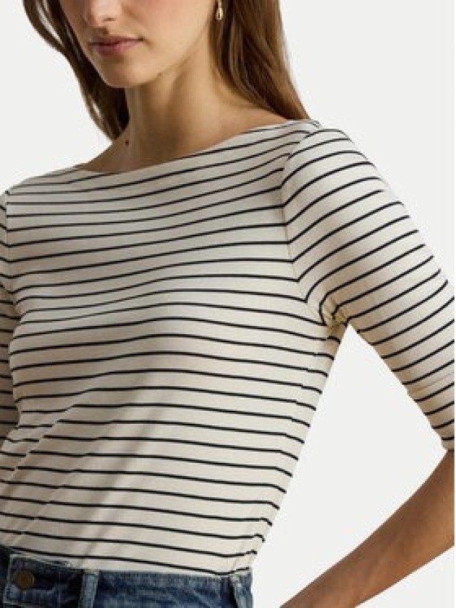 LAUREN RALPH LAUREN Bluzka Judy 200P13919004 Kremowy Regular Fit