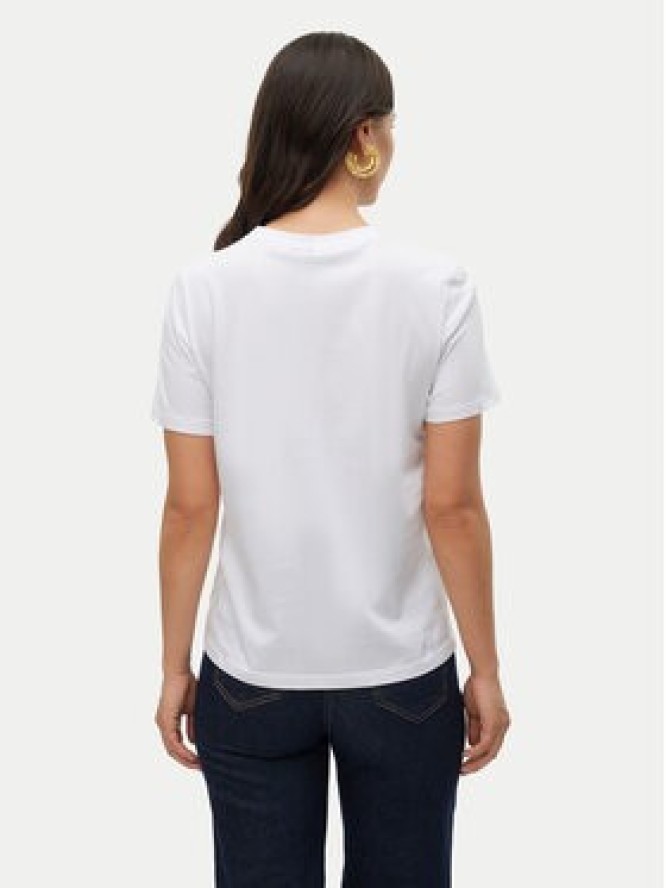 Vero Moda T-Shirt Paulina 10316991 Biały Regular Fit