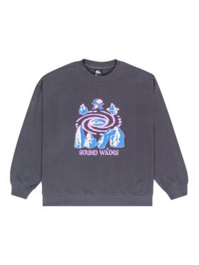 Quiksilver Bluza EQWFT03188 Szary Oversize