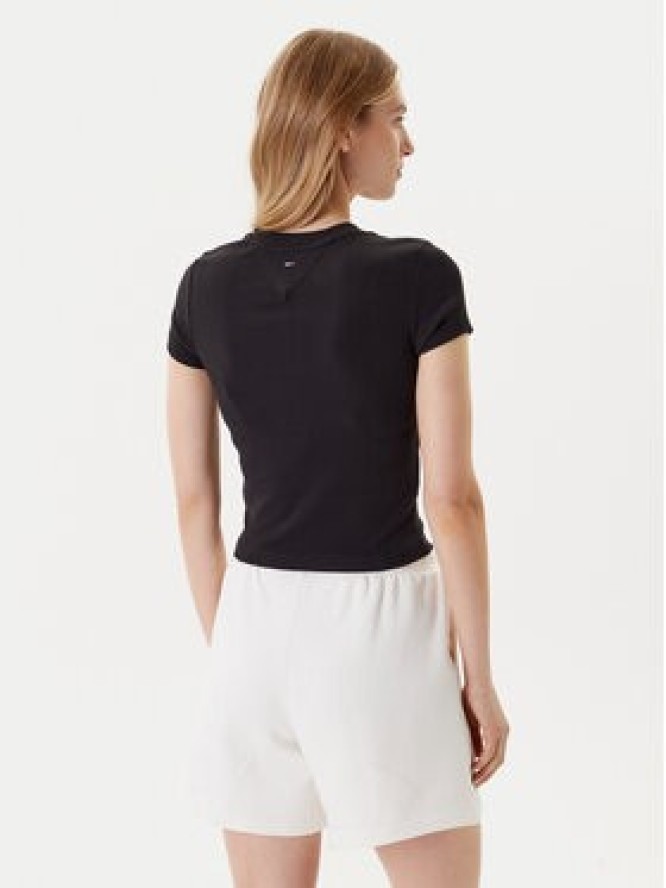 Tommy Jeans T-Shirt DW0DW21421 Czarny Slim Fit