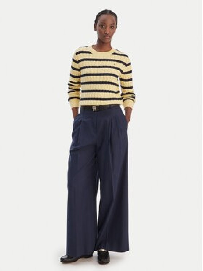 Tommy Hilfiger Sweter WW0WW47644 Żółty Regular Fit