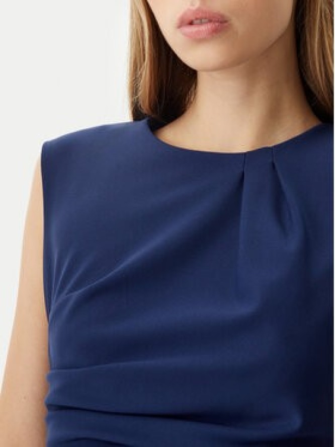 Rinascimento Sukienka koktajlowa CFC0122548003 Granatowy Regular Fit