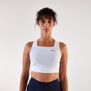 Koszulka do biegania bez rękawów damska Kiprun crop top