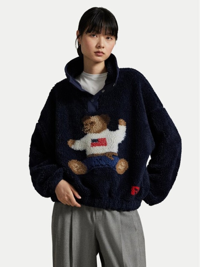 Polo Ralph Lauren Polar 211971768001 Granatowy Relaxed Fit