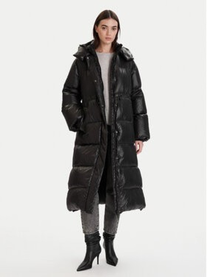 ViCOLO Kurtka puchowa TF0086 Czarny Regular Fit