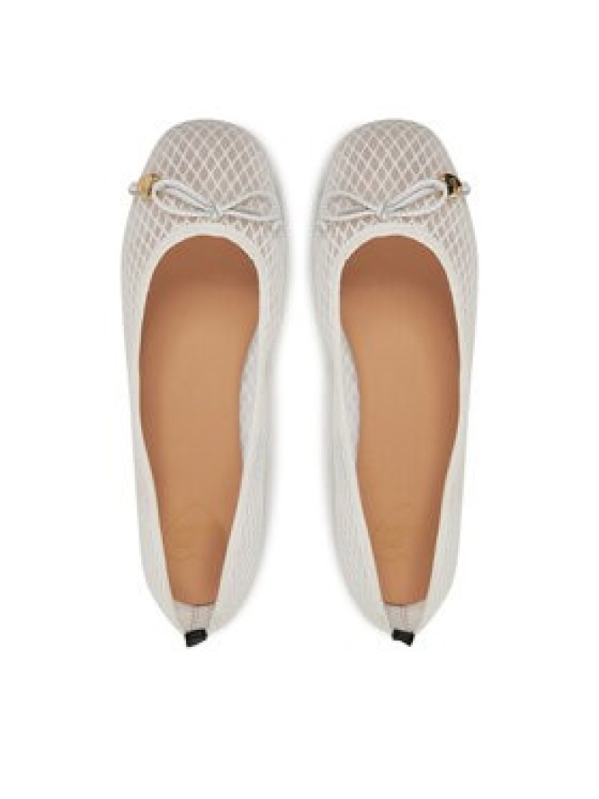 LOVE MOSCHINO Baleriny JA11051G0MIQ0100 Biały