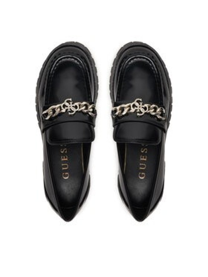 Guess Loafersy FLPALR ELE14 Czarny