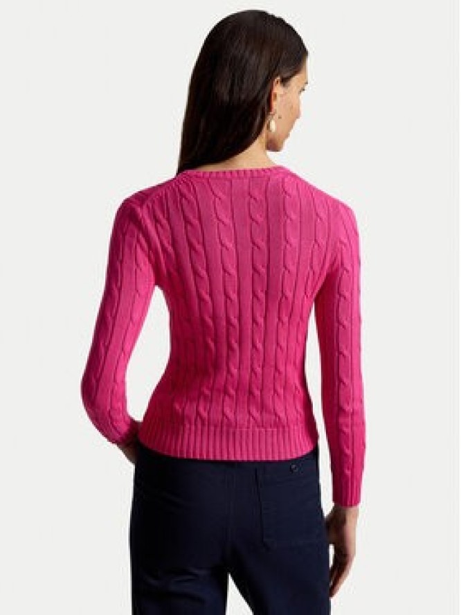 Polo Ralph Lauren Sweter 211971869508 Różowy Slim Fit