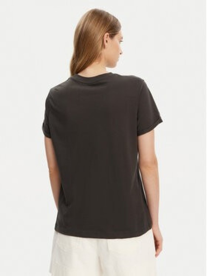 Roxy T-Shirt ERJZT05911 Szary Regular Fit