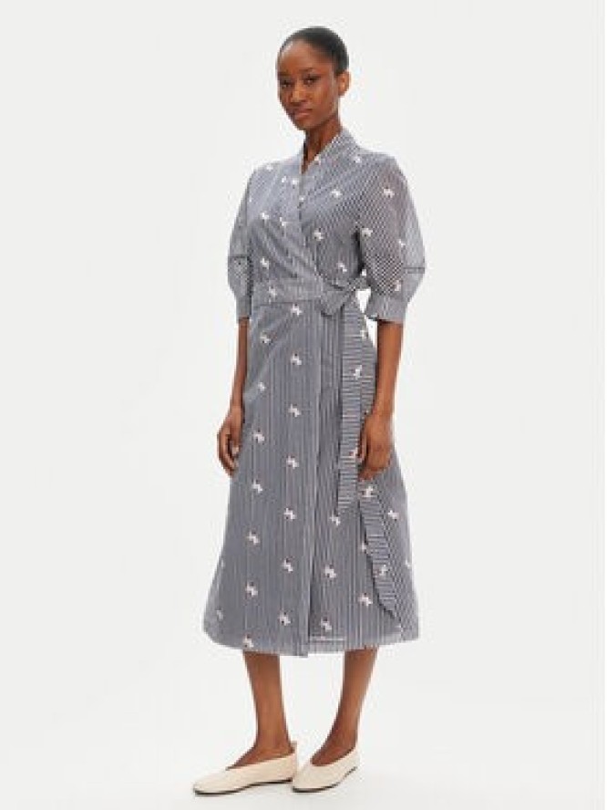 Munthe Sukienka koszulowa Pum 252132525224 Granatowy Regular Fit