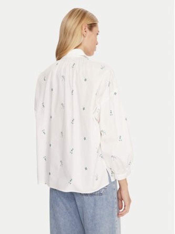 Weekend Max Mara Koszula Gilly 2515111132 Biały Relaxed Fit