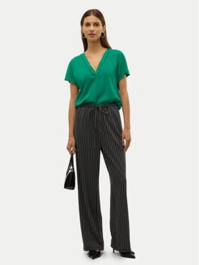 Vero Moda Bluzka Bella 10327551 Zielony Regular Fit
