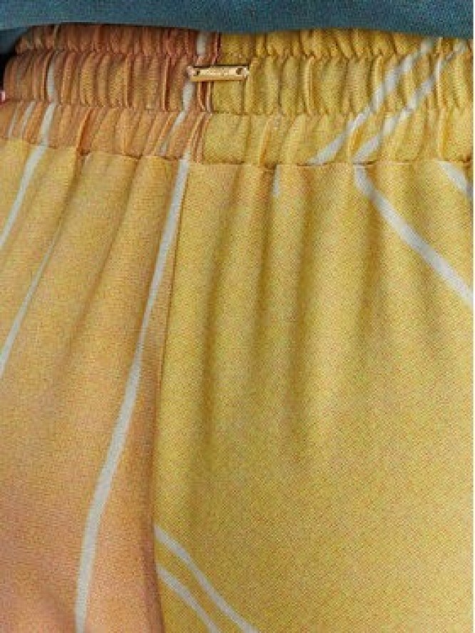 Maaji Spodnie materiałowe Sakura Scenery Ophelia PT1836CPA007 Żółty Relaxed Fit