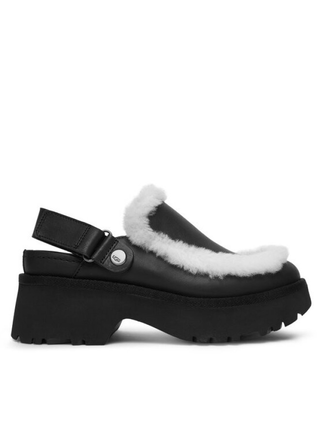 Ugg Klapki W Esmee Leather Clog 1171507 Czarny