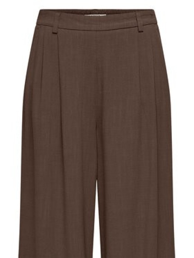 ONLY Spodnie materiałowe Lemmia 15370398 Brązowy Regular Fit