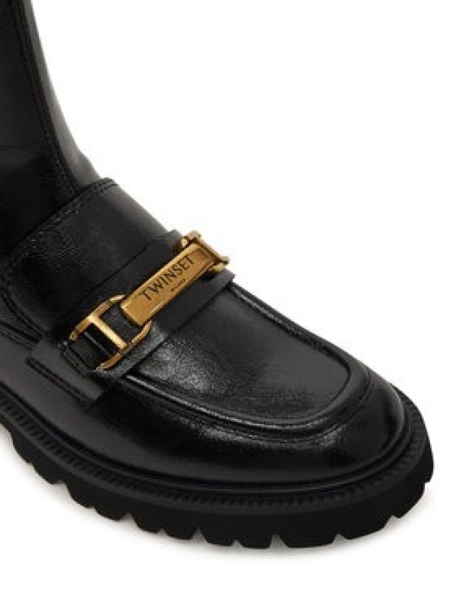 TWINSET Botki 252TGT082 Czarny