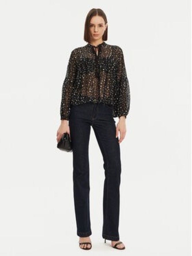 ONLY Bluzka Aida 15283695 Czarny Loose Fit