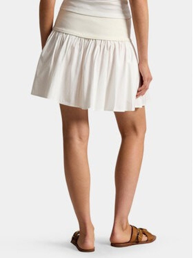 Polo Ralph Lauren Spódnica mini 211A12965002 Biały Regular Fit