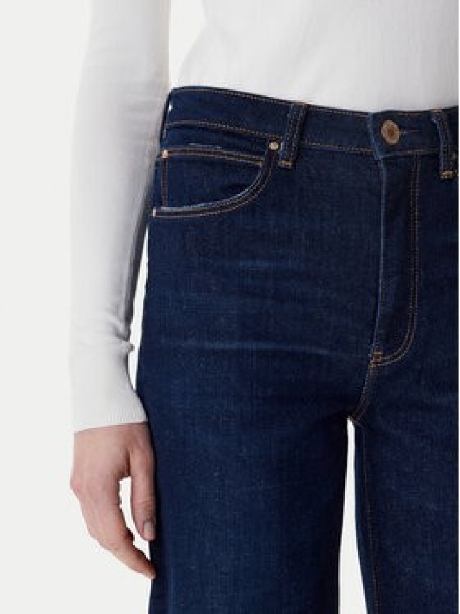 Guess Jeansy W6RA1A D6881 Granatowy Wide Leg