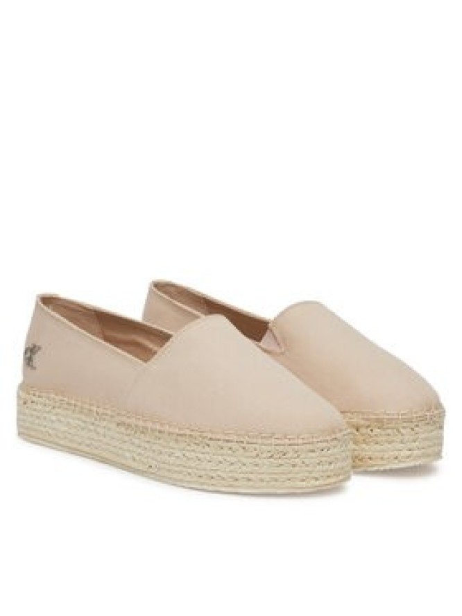 Calvin Klein Jeans Espadryle Flatform Esdparille Mg/Hdw YW0YW01737 Różowy
