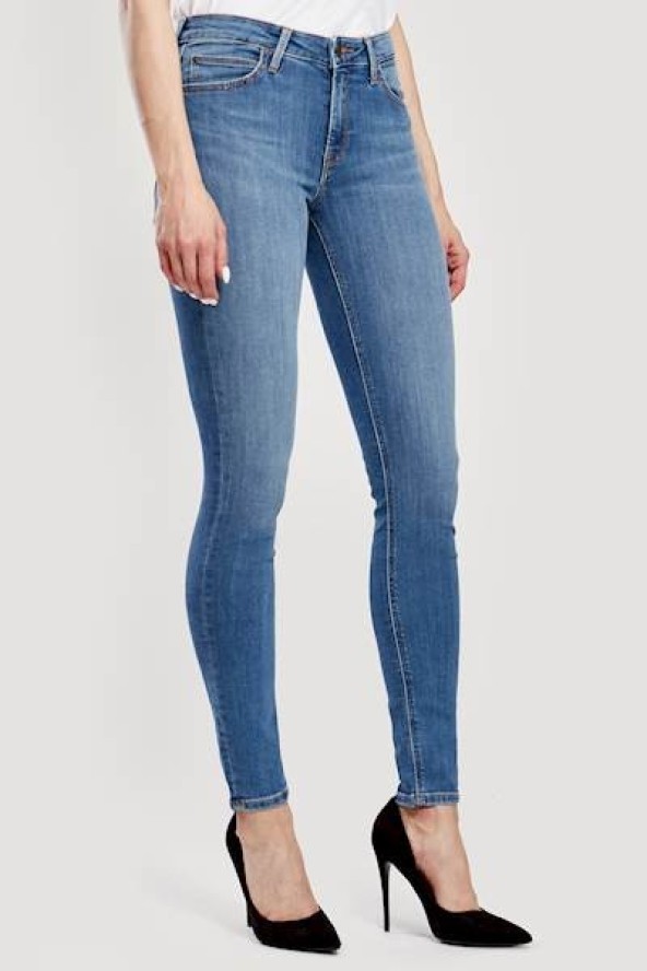 LEE SUPER SKINNY JODEE DAMSKIE SPODNIE JEANSOWE JEANSY LIGHT ARDEN L529MOHU 112112056