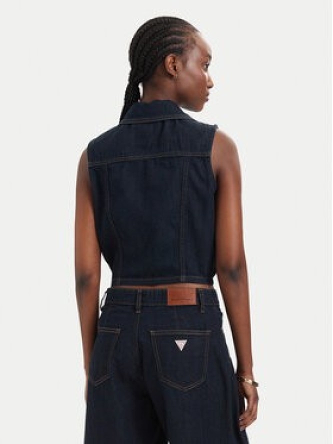 Guess Jeans Kamizelka W6GHZ9 D7971 Granatowy Regular Fit
