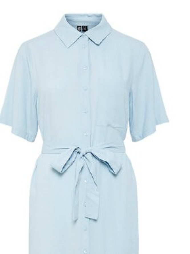 Pieces Sukienka koszulowa Pia 17152063 Niebieski Regular Fit