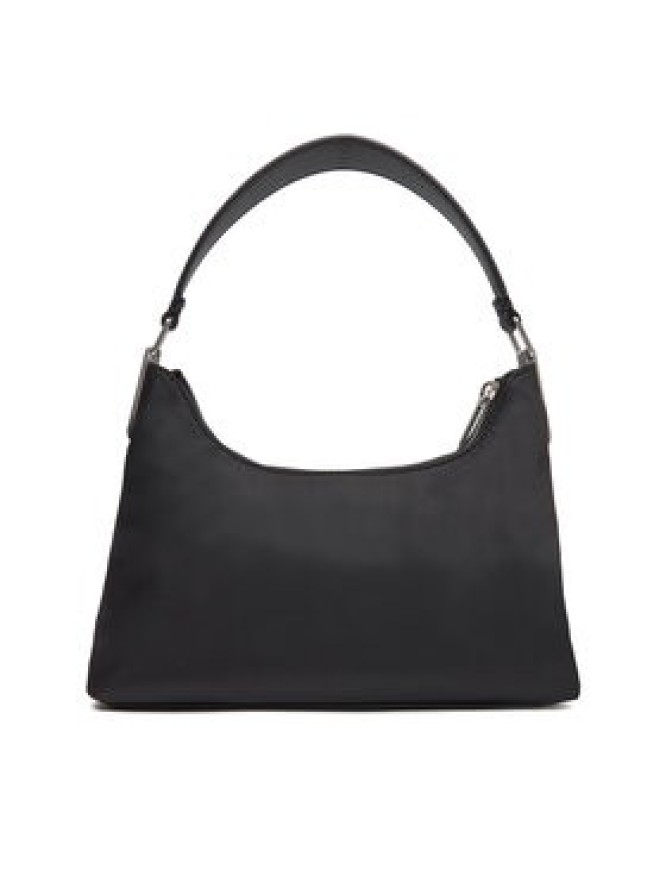 Calvin Klein Jeans Torebka Satin Nylon Small Shoulder Bag LV04K3219G Czarny
