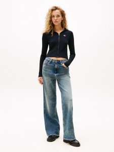 TOMMY JEANS Kardigan w kolorze czarnym rozmiar: XL