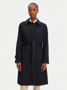 BOSS Płaszcz przejściowy Calexis 50543189 Granatowy Regular Fit