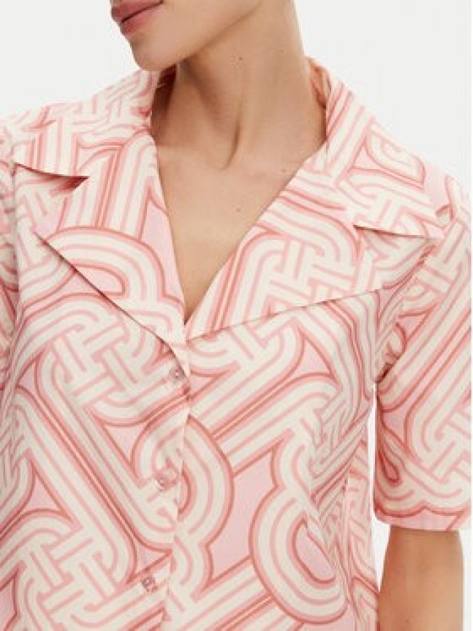 Silvian Heach Koszula GPP25440CA Różowy Regular Fit