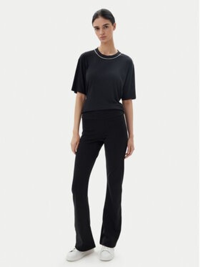 EA7 Emporio Armani Legginsy 7W000081 AF12484 UC001 Czarny Flare Fit